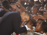 President Barack Obama Visits the Dr Martin Luther King Charter School of New Orleans  Louisiana