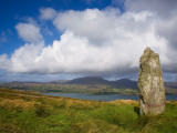 Standing Stone on Bear Island  Beara Peninsula  County Cork  Ireland