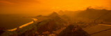 View of a Beach at Dusk  Copacabana Beach  Rio De Janeiro  Brazil