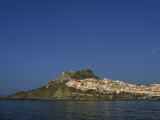 Buildings at the Waterfront  Castelsardo  Sassari Province  Sardinia  Italy