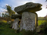 Megalithic Knockeen Dolmen  Near Tramore  County Waterford  Ireland