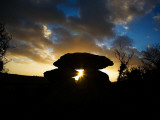 Megalithic Knockeen Dolmen  Near Tramore  County Waterford  Ireland