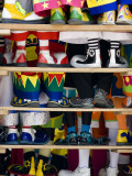 Group Photo of Clowns' Shoes at a Week Long Latin American Clown Convention in Mexico City