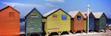Colorful Huts on the Beach  St James Beach  Cape Town  Western Cape Province  South Africa