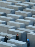 View of the Memorial for the Slain Jews in Berlin