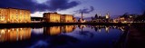 Reflection of Buildings in Water  Albert Dock  Liverpool  Merseyside  England