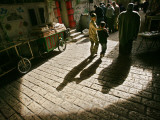 Palestinians Make their Way to the Al Aqsa Mosque Compound for Traditional Muslim Friday Prayers