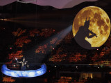 Musician Performs During the Opening Ceremony for the Vancouver 2010 Olympics