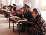 Students Read the Holy Quran During a Class in Herat  Afghanistan