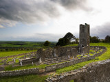 Remains of the Church on St Patrick's Hill  Slane  Co Meath  Ireland