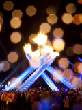 Gretzky Lights the Olympic Cauldron at the Opening Ceremonies of the 2010 Vancouver Winter Games
