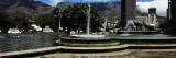Fountain with Table Mountain in the Background  Cape Town  Western Cape Province  South Africa