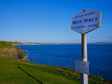 Anachronistic Sign  Guillamene Swimming Cove  Tramore  County Waterford  Ireland
