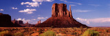 Rock Formations on Landscape  the Mittens  Monument Valley Tribal Park  Monument Valley  Utah  USA
