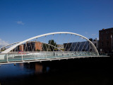 James Joyce Bridge  over the River Liffey  Dublin  Ireland