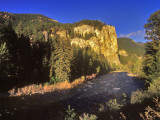 The Gallatin River Near Bozeman  Montana  USA