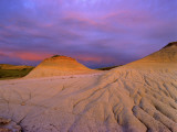 Badlands at Twilight in the Little Missouri National Grasslands  North Dakota  USA