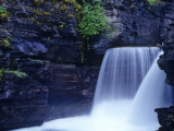 St Mary Falls in Glacier National Park  Montana  USA