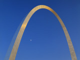 Gateway Arch at Dusk  Jefferson National Expansion Memorial  St Louis  Missouri  USA