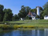 Port Sanilac Lighthouse on Lake Huron  Michigan  USA