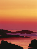 Offshore Rocks at Sunset  Pacific Grove  Monterey Peninsula  California  USA