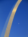 Gateway Arch at Dusk  Jefferson National Expansion Memorial  St Louis  Missouri  USA