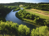 The Niobrara River Near Valentine  Nebraska  USA