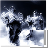 Angel Statues in the Clouds