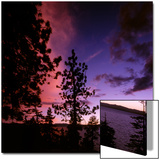 Sunset over Lake Tahoe  Nevada  USA