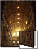 Inside St Peter's Basilica  Vatican City  Italy