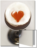 An Egg with the Yolk in Heart Shape