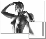 Nude Angel Holding a Mask