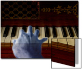 Ghost Hand Playing the Piano