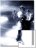 Angel Statue in the Clouds