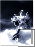 Angel Statue in the Clouds