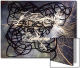 Abstract Image in Black and Yellow
