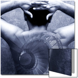 Spiral Staircase Imprint on Male Back