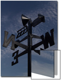 A Weathervane on the Top of the House Roof in Southern France
