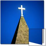 Church Steeple with Cross