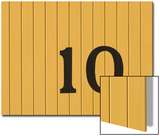 Number Ten on the Side of a Historic Trolley Car