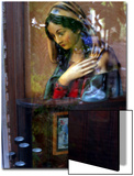 Bust of Maria Viewed Through Window