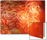 Abstract Image in Red and Yellow