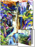 Waterfall in Glorious Tropical Color