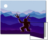 Moon Dancer Paying Homage to the Moon and Earth