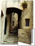 Narrow Alley in Old French Town Crest  France