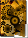 Abstract Image of Circles and Stars