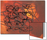 Abstract Image in Red and Black