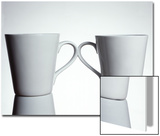 Two Cups with Handles Touching