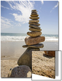 Rocks Balancing at the Beach  Aquinnah  Martha's Vineyard  Ma
