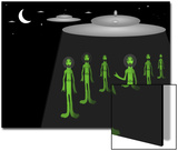 Green Men Space Invaders